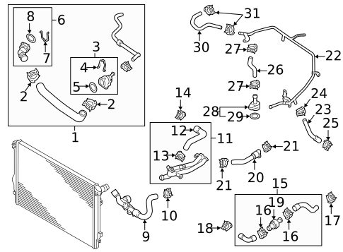 Hoses & Pipes for 2014 Volkswagen Beetle #0