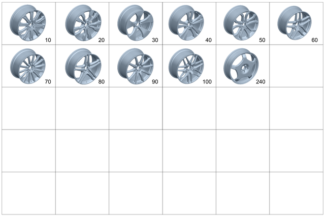 2924010500 - Wheels: Disk Wheel for Mercedes-Benz: GLE43 AMG, GLE450 AMG, GLE63 AMG S Image
