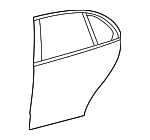 1K5833301Q - Body: Door Frame Assembly for Volkswagen: Jetta Image