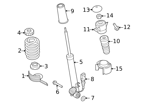 Shocks & Components for 2013 Audi A5 #0