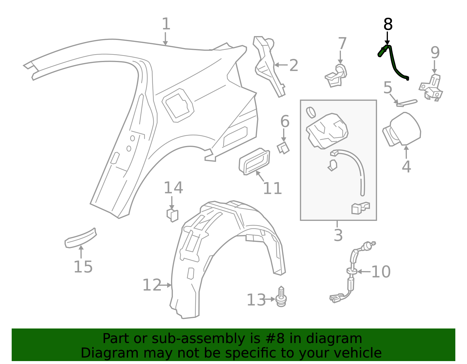 74411-T3V-A01 - High-Quality Fuel Filler Door Release Cable for 2014 ...