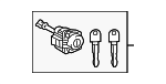 6900547310 - Body: Cylinder &amp; Keys for Toyota: Prius, Prius Prime Image
