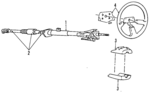 8970782370 - Steering: Steering Column for Honda: Passport Image