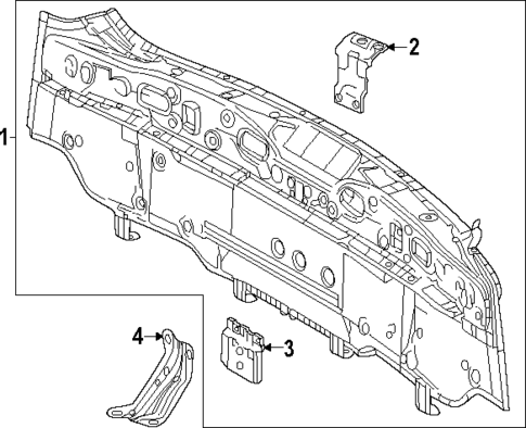 Rear Body for 2023 Lexus RX500h #0