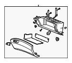 77510TL2A03ZA - Body: Glove Box Assembly for Acura Image