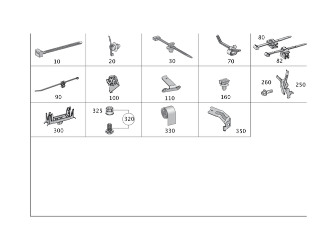 19979490 - Electrical Equipment and Instruments: Cable Tie for Mercedes-Benz: 180A, 180b, 180C, 190, 190D, 190E, 200, 200D, 220a, 250, 280CE, 300C, 300CD, 300CE, 300D, 300E, 300S, 300SE, 300SEL, 300SL, 300TD, 300TE, 350SD, 380SEC, 380SL, 380SLC, 400SE, 400SEL, 450SL, 450SLC, 500SEL, 500SL, 560SEC, 560SEL, 600SEL, 600SL, A220, A35 AMG, AMG GT, AMG GT 43, AMG GT 53, AMG GT 55, AMG GT 63, AMG GT 63 Pro, AMG GT 63 S, AMG GT 63 S E Performance, AMG GT Black Series, AMG GT C, AMG GT R, AMG GT S, C230, C240, C250, C280, C300, C32 AMG, C320, C350, C350e, C400, C43 AMG, C450 AMG, C55 AMG, C63 AMG, C63 AMG S, C63 AMG S E Performance, CL500, CL55 AMG, CL550, CL600, CL63 AMG, CL65 AMG, CLA250, CLA35 AMG, CLA45 AMG, CLA45 AMG S, CLE300, CLE450, CLE53 AMG, CLK320, CLK350, CLK500, CLK55 AMG, CLK550, CLK63 AMG, CLS400, CLS450, CLS500, CLS53 AMG, CLS55 AMG, CLS550, CLS63 AMG, CLS63 AMG S, E250, E300, E320, E350, E400, E43 AMG, E450, E500, E53 AMG, E55 AMG, E550, E63 AMG, E63 AMG S, EQB 250+, EQB 300, EQB 350, EQE 350, EQE 350 SUV, EQE 350+, EQE 350+ SUV, EQE 500, EQE 500 SUV, EQE AMG, EQE AMG SUV, EQS 450, EQS 450 SUV, EQS 450+, EQS 450+ SUV, EQS 580, EQS 580 SUV, EQS AMG, G500, G550, G580, G63 4x4 Squared AMG, G63 AMG, GL350, GL450, GL550, GL63 AMG, GLA250, GLA35 AMG, GLA45 AMG, GLB250, GLB35 AMG, GLC300, GLC350e, GLC43 AMG, GLC63 AMG, GLC63 AMG S, GLC63 AMG S E Performance, GLE300d, GLE350, GLE400, GLE43 AMG, GLE450, GLE450 AMG, GLE450e, GLE53 AMG, GLE550e, GLE580, GLE63 AMG, GLE63 AMG S, GLK250, GLK350, GLS350d, GLS450, GLS550, GLS580, GLS63 AMG, Maybach EQS 680 SUV, Maybach GLS600, Maybach S550, Maybach S560, Maybach S580, Maybach S600, Maybach S650, Maybach S680, ML250, ML350, ML400, ML550, ML63 AMG, R320, R350, R500, S350, S400, S420, S430, S450, S500, S55 AMG, S550, S550e, S560, S580, S580e, S600, S63 AMG, S63 AMG E Performance, S65 AMG, SL400, SL43 AMG, SL450, SL500, SL55 AMG, SL550, SL600, SL63 AMG, SL63 AMG S E Performance, SL65 AMG, SLC300, SLC43 AMG, SLK230, SLK250, SLK280, SLK300, SLK320, SLK350, SLK55 AMG Image image