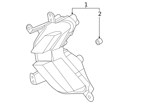 Daytime Running Lamp Components for 2019 Kia Niro EV #0