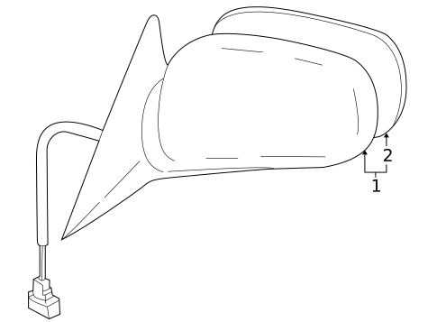 Outside Mirrors for 2004 Subaru Baja #0