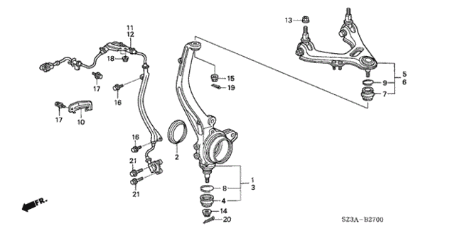 Knuckle for 2004 Acura RL #0