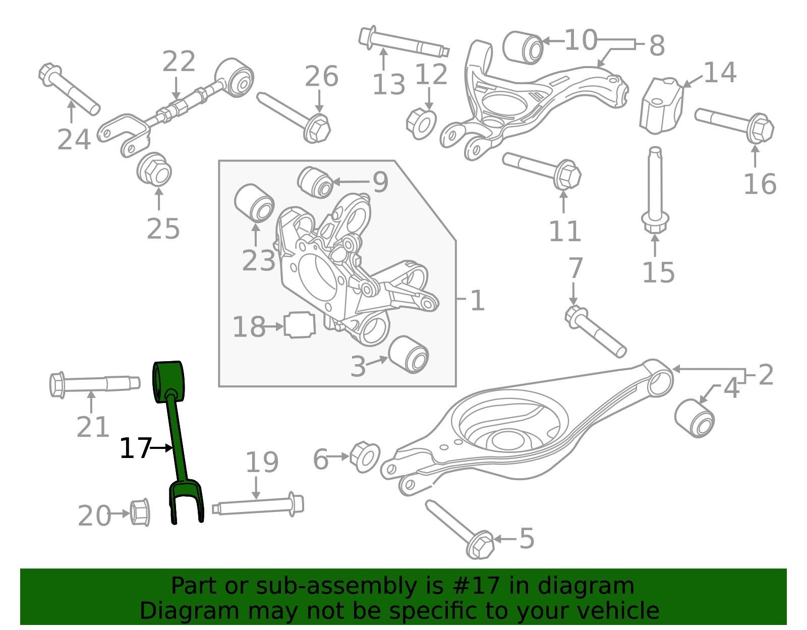 bb5z5500a - Ford Trailing Arm | Levittown Ford Parts