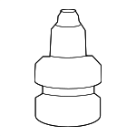 90667TC0U01ZM - Body: Trunk Lid Trim Clip for Acura: Integra, TLX Image