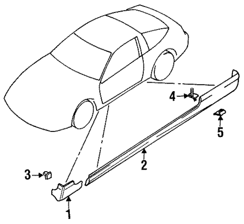 Side Ground Effects for 1992 Mitsubishi Eclipse #0