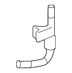 16207F0010 - : Water Pipe for Lexus: ES250, ES300h, NX250, NX350h, NX450h+ Image