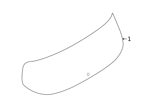 Glass - Lift Gate for 2018 Jeep Renegade #0