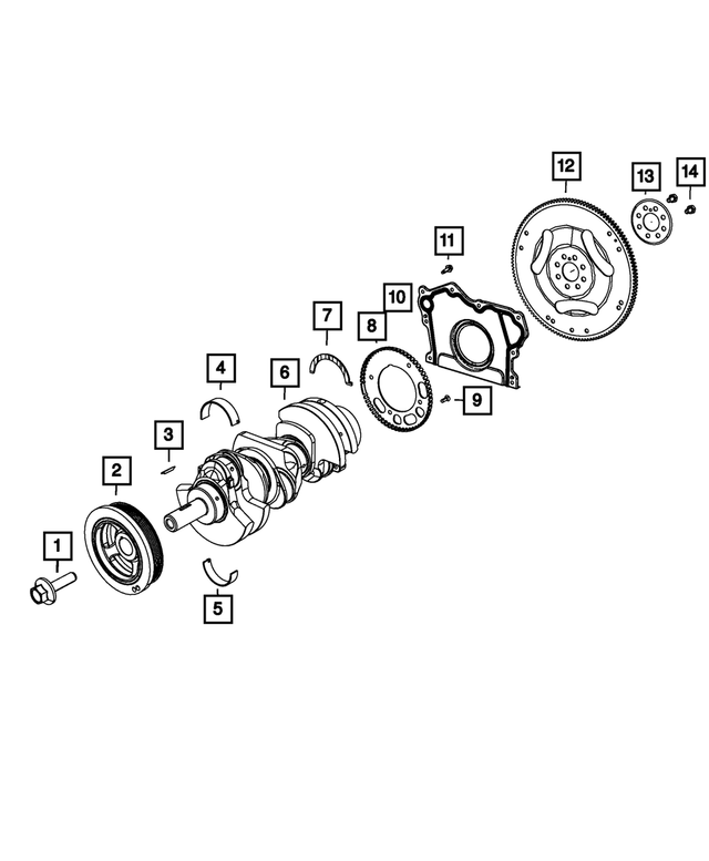 68376489AA - 3.0L Gas; Engine: Torque Converter Drive Plate for Mopar Image