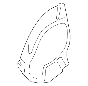 99135180101 - Brakes: Brake Dust Shield for Porsche Image