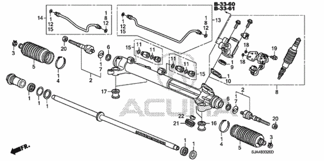 P.S. Gear Box Components for 2011 Acura RL #0