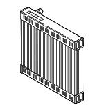 17117884551 - Cooling System: Radiator for BMW: M5, M5 Touring Image