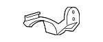 587060C030 - Body: Floor Jack Bracket for Toyota Image