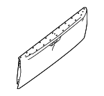 93400EZ00A - Body: Tail Gate for Nissan: TITAN, TITAN XD Image