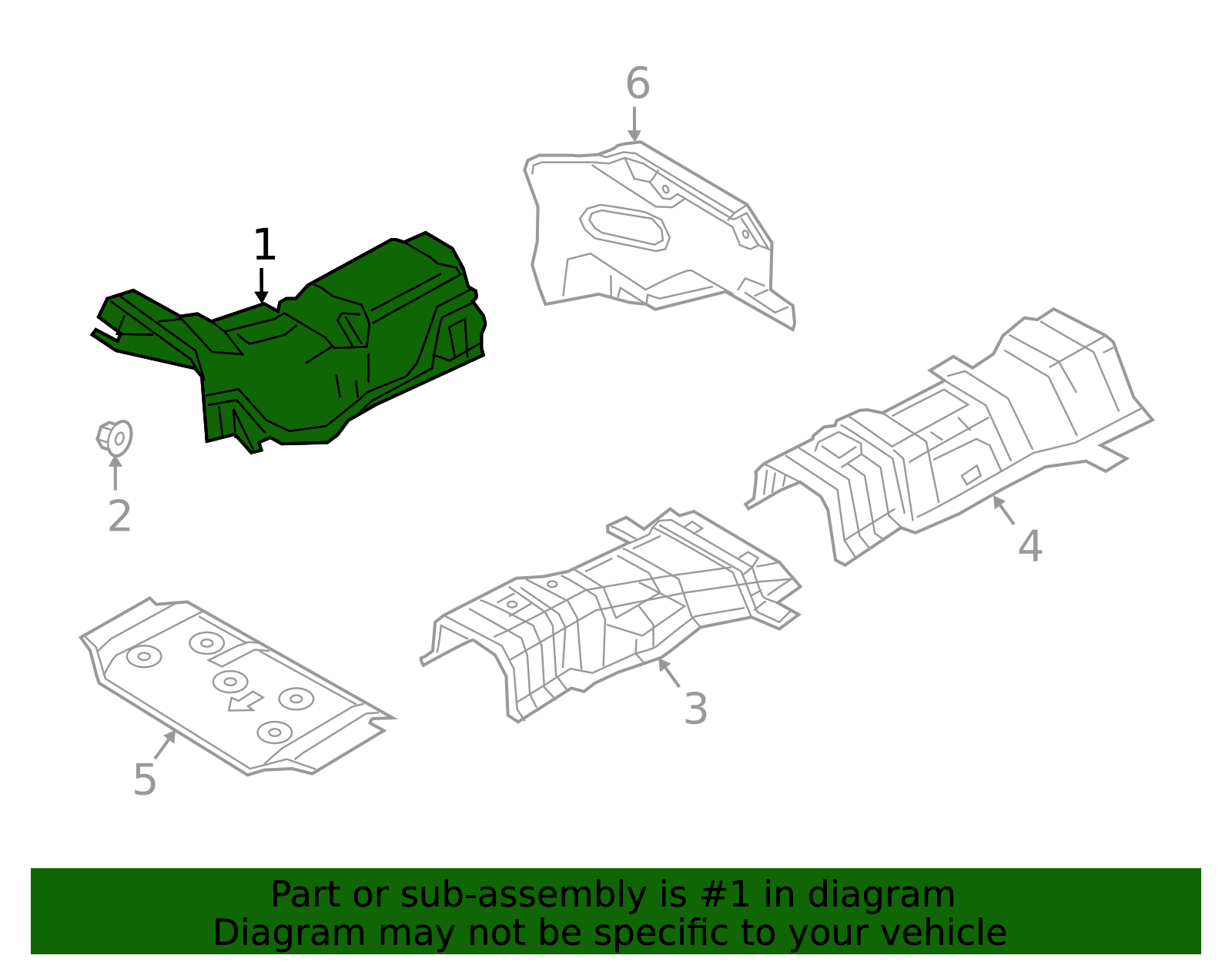 KD53-56-437 - Floor Pan Heat Shield - 2024-2025 Mazda CX-5 | Mazda