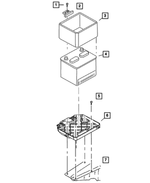 4671780AA - : Battery Tray for Mopar Image