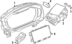 4J3920795 - : Cluster Assembly for Audi: e-tron GT Image