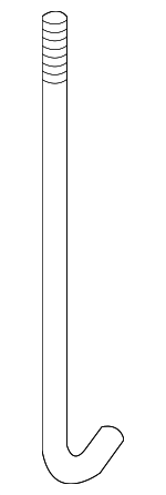 7445253040 - : Hold Down Bolt for Lexus: IS F, IS200t, IS250, IS300, IS350, LC500, LC500h Image