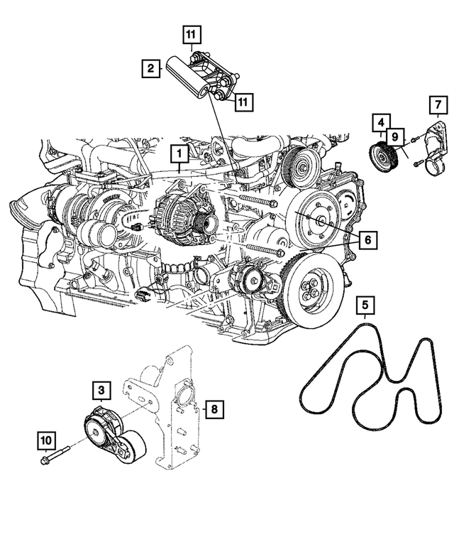 R4801768AA - Electrical: Engine Generator, Remanufactured for Mopar Image