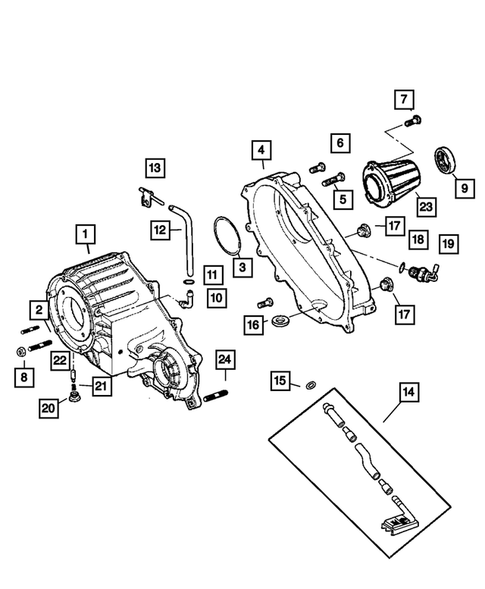 Case and Extension for 2007 Dodge Ram 2500 #0