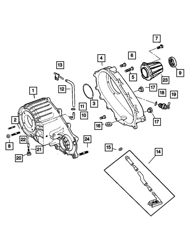 5086342AA - NVG273; Transfer Case: Transfer Case Bolt for Mopar Image image
