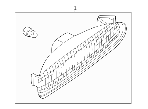 Side Marker Lamps for 2001 Volvo S40 #0
