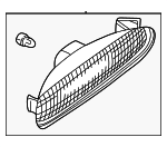 30621940 - Electrical: Side Marker Lamp for Volvo Image