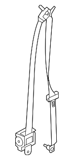 868845EE9A - : Lap &amp; Shoulder Belt for Nissan: Versa Image