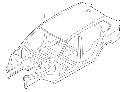 Body Shell for 2008 BMW X5 #0