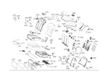 2229200036 - Rear Seat Bench: Seat Adjustment for Mercedes-Benz: G550 4x4, G63 AMG, G65 AMG, Maybach S550, Maybach S560, Maybach S600, Maybach S650, S450, S550, S550e, S560, S600, S63 AMG, S65 AMG Image