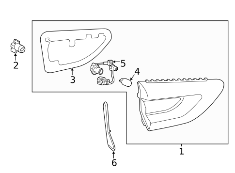 Backup Lamps for 2019 Buick Regal TourX #0