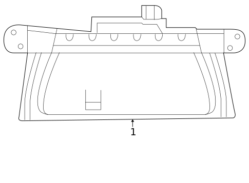 High Mounted Stop Lamp for 2005 Chrysler 300 #0