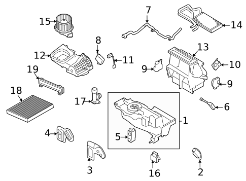Heater for 2018 Lincoln MKT #0
