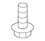 90186TZ5A00 - Suspension: Lower Control Arm Mount Bolt for Honda: Odyssey, Ridgeline Image