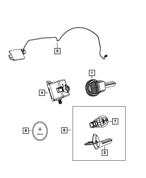 Keys, Modules and Engine Controllers for 2011 Ram 2500 #0