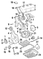 68148873AA - Engine: Oil Pump for Mopar Image