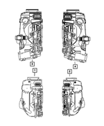 68068352AC - Doors, Door Mirrors and Related Parts: Rear Door Latch for Mopar Image