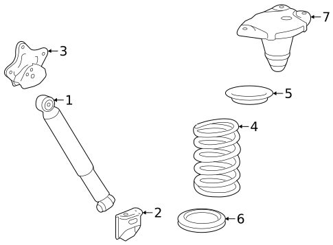 Shocks & Components for 2024 Toyota Sienna #1