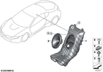 65139279644 - Audio, Navigation, Electronic Systems: Housing for Bass Speaker for BMW: i8 Image image