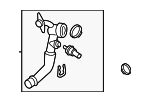 9A712143810 - Cooling System: Inlet Tube for Porsche Image