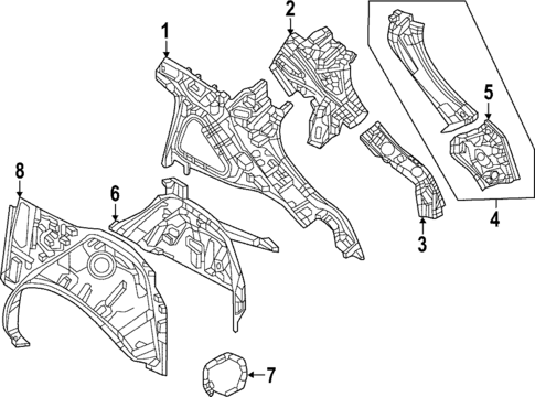 Inner Structure for 2023 Mazda MX-30 EV #0