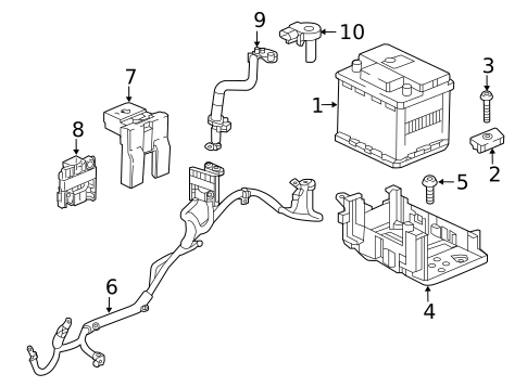 Battery for 2020 Chevrolet Spark #0