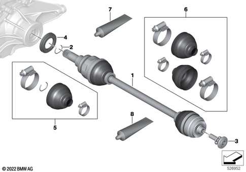 Output Shaft for 2025 BMW X1 28iX #0