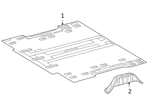 Rear Floor & Rails for 2005 Dodge Sprinter 3500 #0
